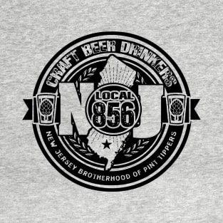 NJ CRAFT BEER DRINK LOCAL 856 T-Shirt